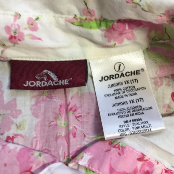 Jordache dewy flower button down - Picture 8 of 11